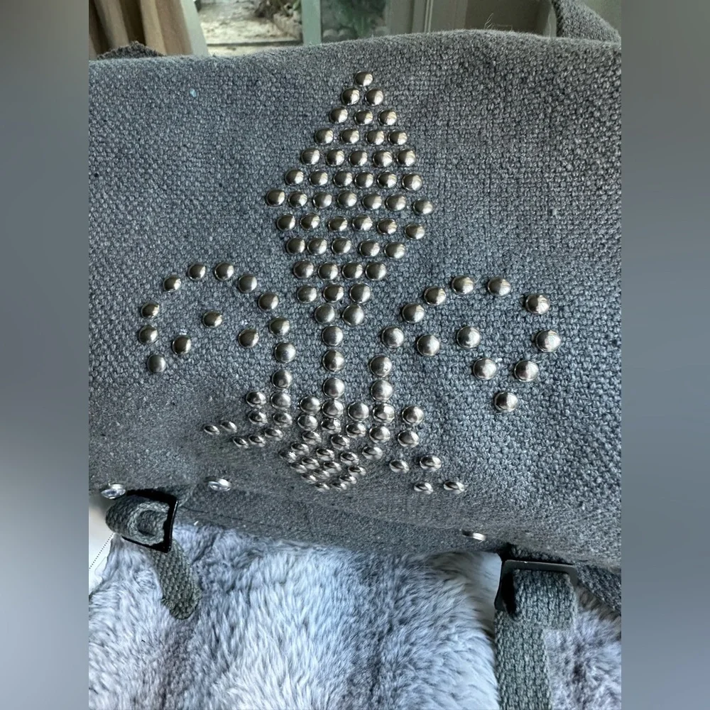 Fleur De Lis Messenger Bag